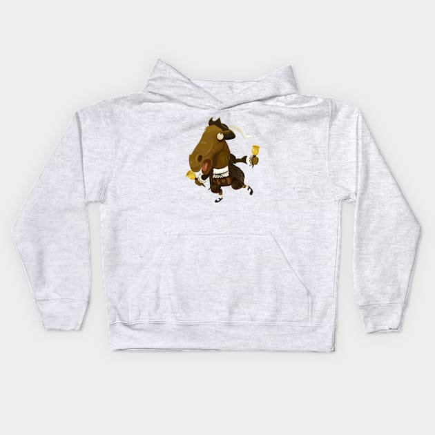 Bojack Horseman Script Kids Hoodie by horse face